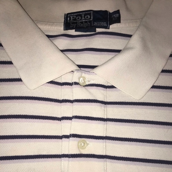 Mens Ralph Lauren Polo shirt stripes 4XL - Picture 4 of 4